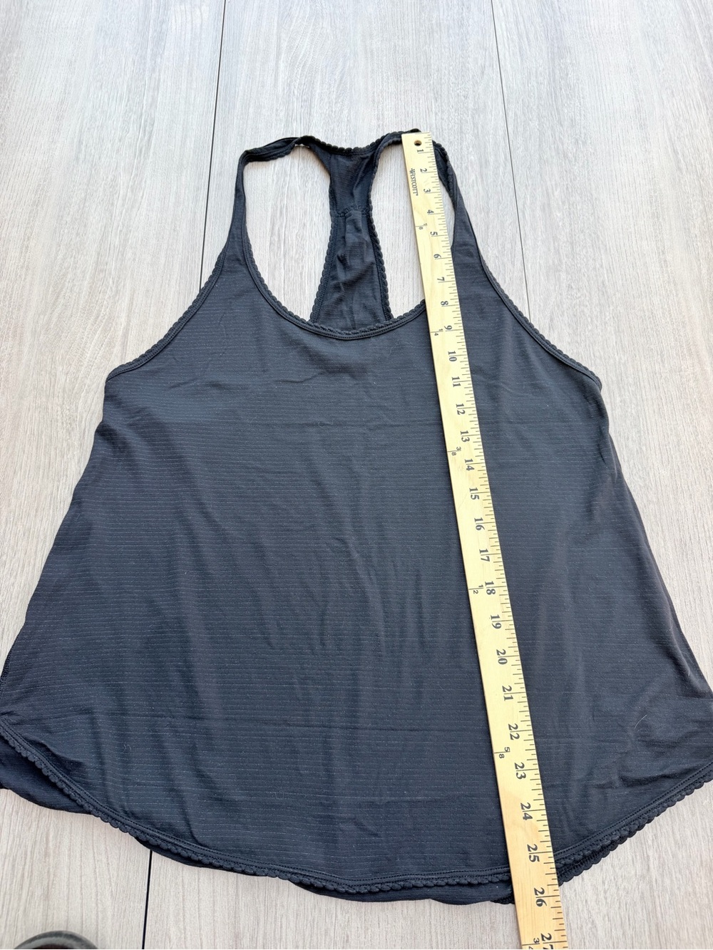 lululemon athletica Black Racerback Tank Top